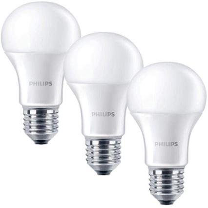 SADA 3x LED Žárovka Philips E27/5,5W/230V 2700K