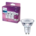 SADA 3x LED Žárovka Philips PAR16 GU10/3,5W/230V 4000K