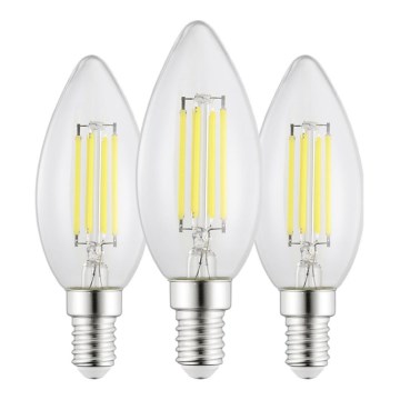 SADA 3x LED Žárovka VINTAGE C35 E14/2,2W/230V 2700K - Eglo 110439