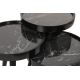 SADA 3x Odkládací stolek CALL černá
