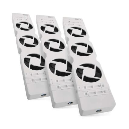 SADA 3x Ventilátor pod topení 5/230V bílá