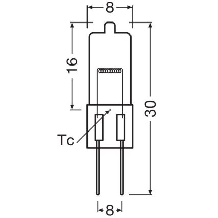 SADA 3x Žárovka do trouby HALOSTAR G4/10W/12V 2700K - Osram