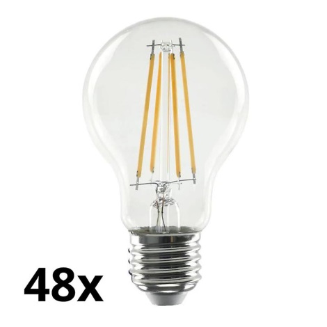SADA 48x LED Žárovka VINTAGE A70 E27/13W/230V 2700K