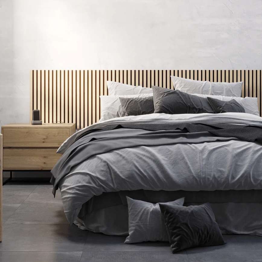 SADA 4x Akustický obkl panel DANVIKEN 60x60 cm dub