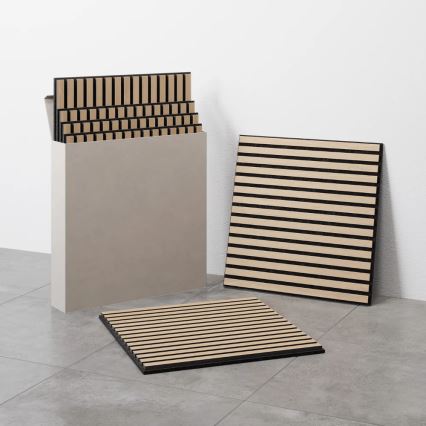 SADA 4x Akustický obkl panel DANVIKEN 60x60 cm dub