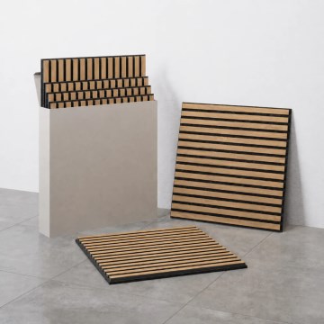 SADA 4x Akustický obkladový panel VASAVIK 60x60 cm olejovaný dub