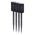 SADA 4x LED Solární lampa DECOR LED/1,2V 150 mAh 3000K 39 cm IP44 černá