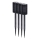 SADA 4x LED Solární lampa DECOR LED/1,2V 150 mAh 3000K 39 cm IP44 černá