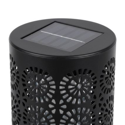 SADA 4x LED Solární lampa DECOR LED/1,2V 150 mAh 3000K 39 cm IP44 černá