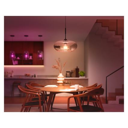SADA 4x LED Stmívatelná žárovka Philips Hue WHITE AND COLOR AMBIANCE E27/6W/230V 1000-20000K