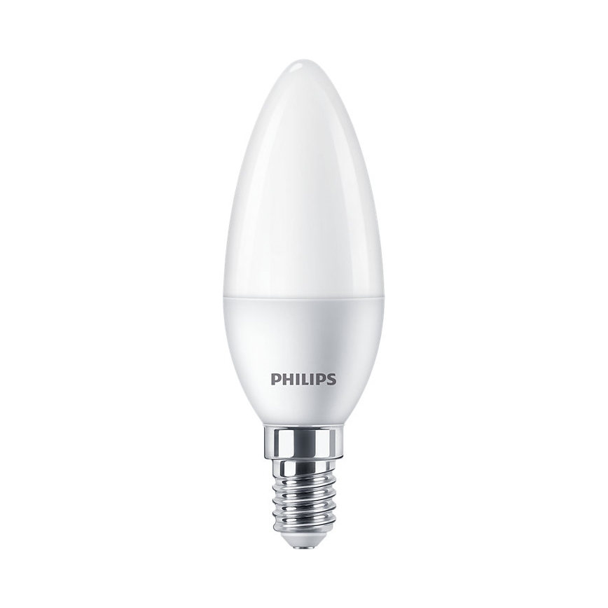 SADA 4x LED Žárovka Philips B35 E14/5W/230V 2700K