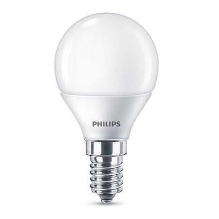 SADA 4x LED Žárovka Philips P45 E14/5,5W/230V 2700K