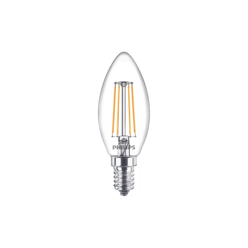 SADA 4x LED Žárovka VINTAGE Philips B35 14/4,3W/230V 2700K