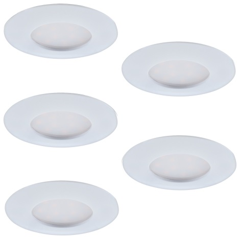 SADA 5x LED Stmívatelné podhledové svítidlo 1xLED/4,5W/230V bílá