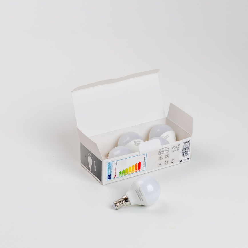 SADA 5x LED Žárovka P45 E14/5,5W/230V 2700K - Paulmann 28783