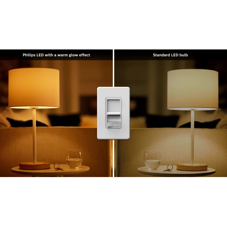 SADA 6x LED Stmívatelná žárovka Philips Warm Glow GU10/3,8W/230V 2200-2700K CRI 90