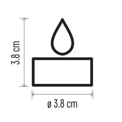 SADA 6x LED Vánoční dekorace 6xLED/6xCR2032 zlatá