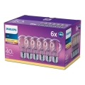 SADA 6x LED Žárovka VINTAGE Philips E27/4W/230V 2700K
