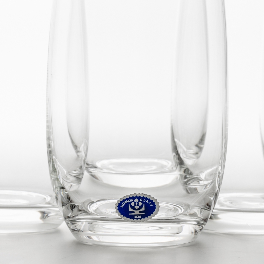 Sada 6x sklenice 540 ml čirá