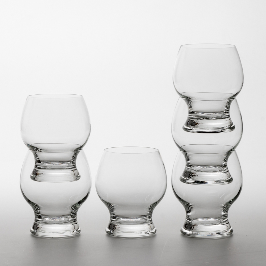Sada 6x sklenice Lady 250 ml čirá