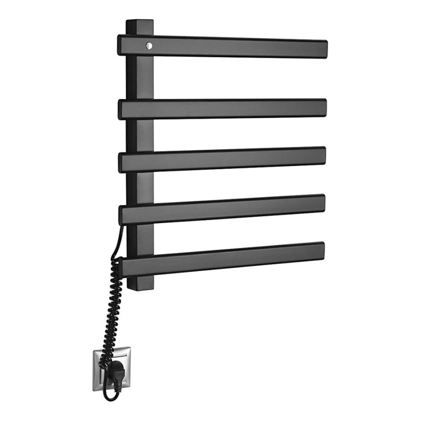 Sapho - Elektrický sušák na ručníky ELCOR 63W/230V 48x52 cm matná černá