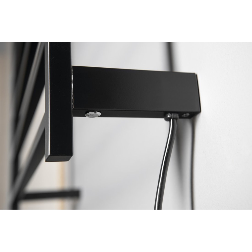 Sapho - Elektrický sušák na ručníky ELZOR 60W/230V 47x50 cm matná černá