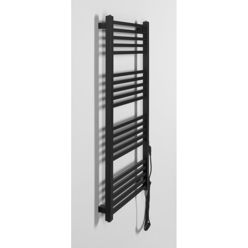 Sapho - Elektrický sušák na ručníky METRO-E 400W/230V 50x106 cm matná černá