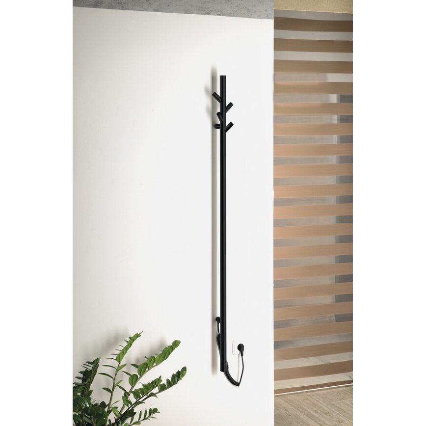 Sapho - Elektrický sušák na ručníky PASADOR 30W/230V 150 cm matná černá