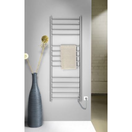 Sapho - Elektrický sušák na ručníky REDONDO 130W/230V 150 cm lesklý chrom pravá kulatý
