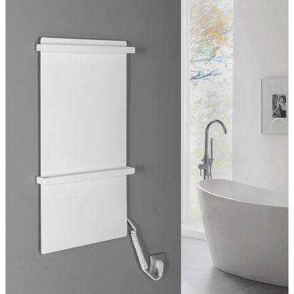 Sapho - Elektrický sušák ručníků ELMIS 120W 80x40 cm matná bílá