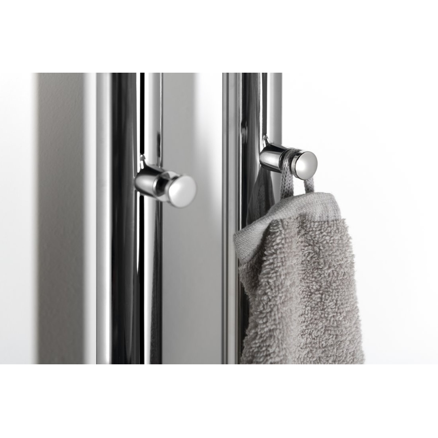 Sapho - Elektrický sušák ručníků PAPINADO 40W 120x11 cm lesklý chrom