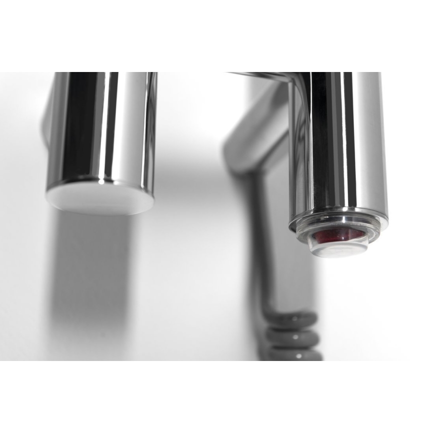 Sapho - Elektrický sušák ručníků PAPINADO 40W 120x11 cm lesklý chrom