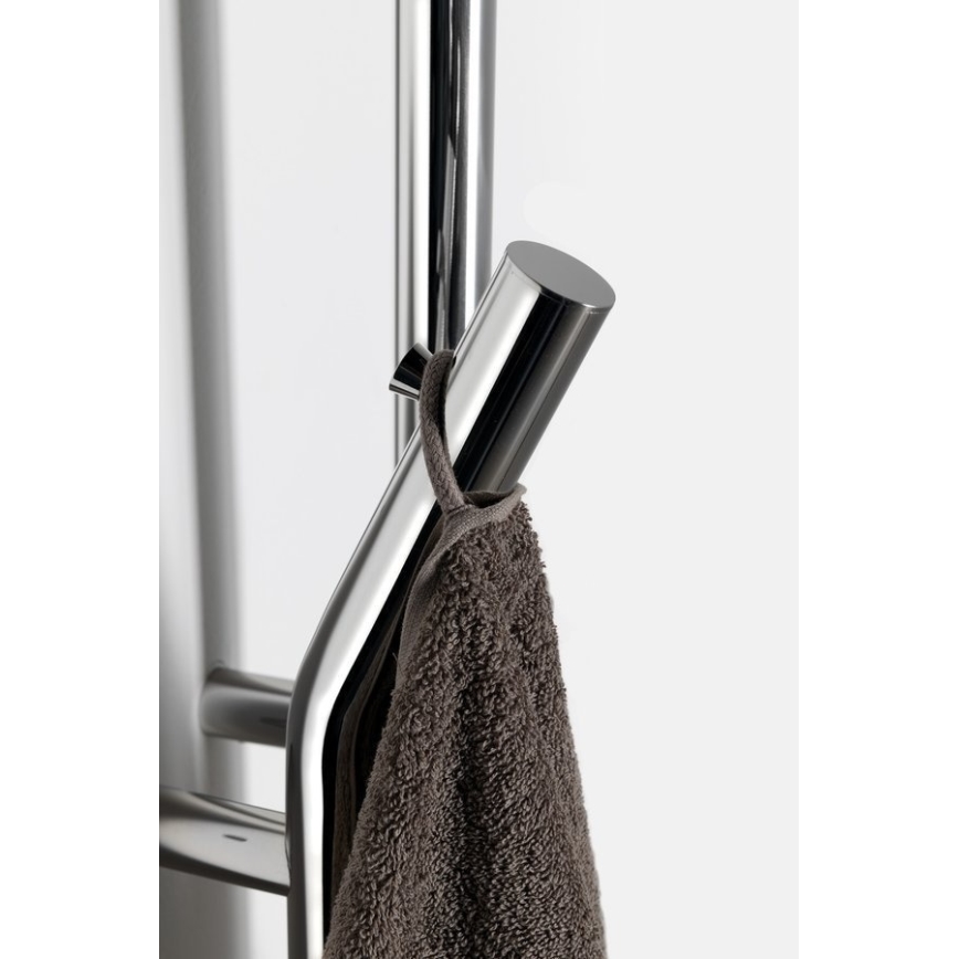 Sapho - Elektrický sušák ručníků s časovačem DUOPASSO 45W 170x12 cm lesklý chrom