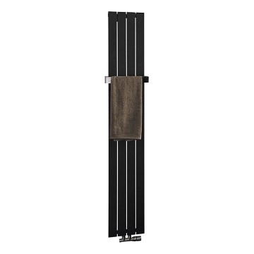 Sapho - Koupelnový radiátor COLONNA 614W230V 29x180 cm černá