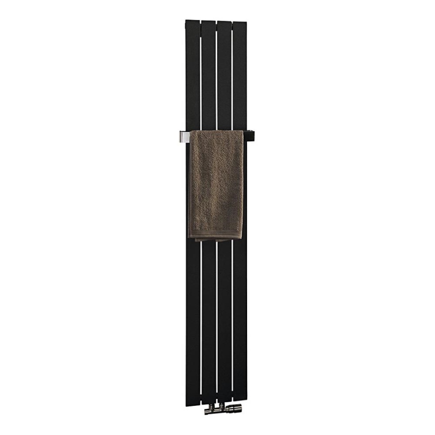 Sapho - Koupelnový radiátor COLONNA 614W230V 29x180 cm černá