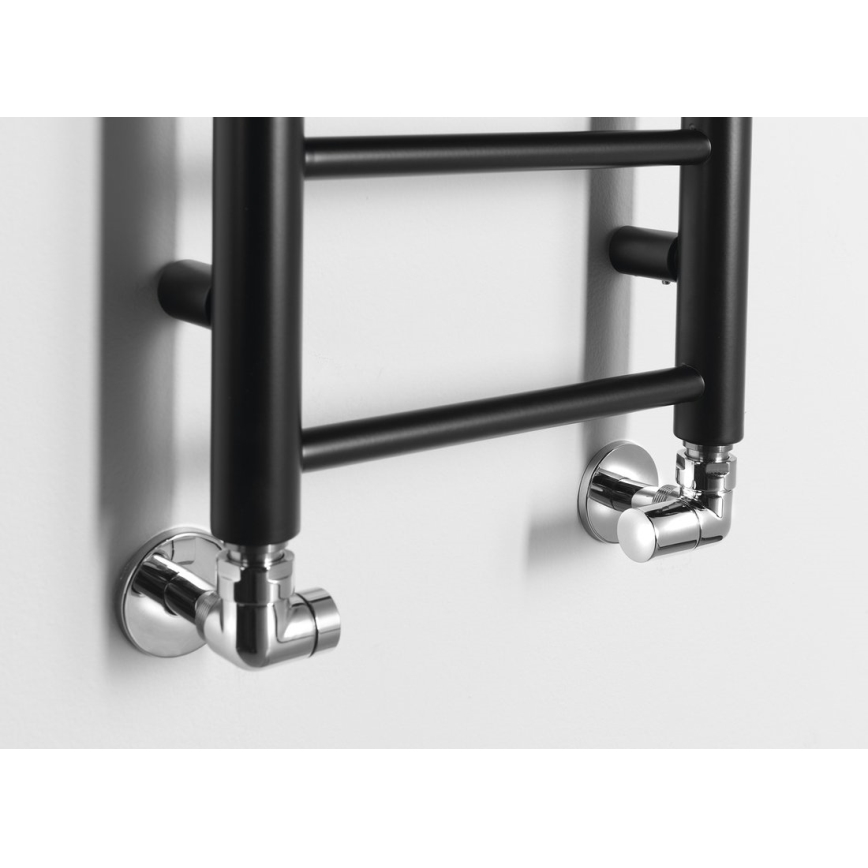 Sapho - Koupelnový radiátor DINA 138x30 cm matná černá