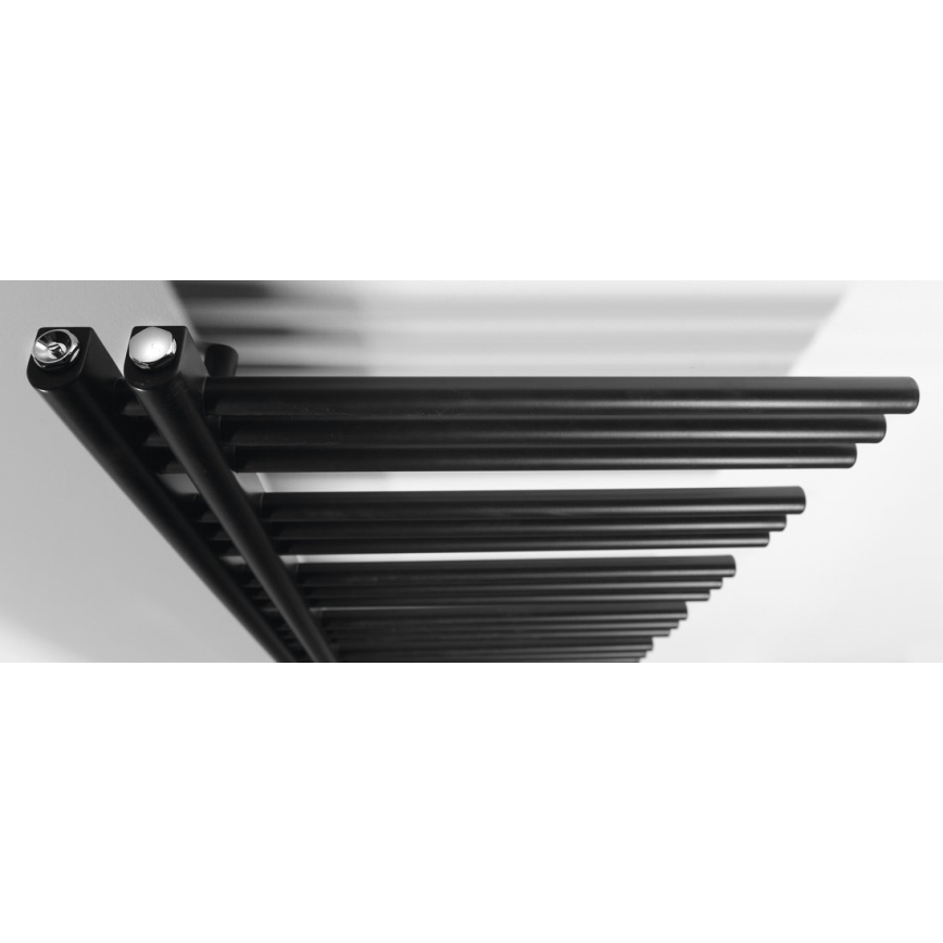 Sapho - Koupelnový radiátor DORLION 400W/230V 50x120 cm matná černá