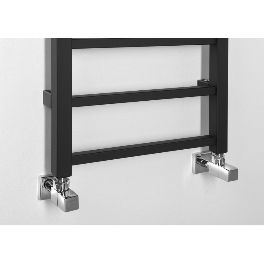 Sapho - Koupelnový radiátor METRO DOS 323W 40x150 cm matná černá