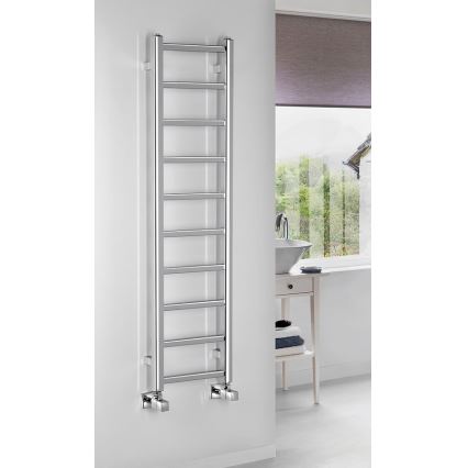 Sapho - Koupelnový radiátor METRO LIGHT 211W/230V 30x114 cm lesklý chrom