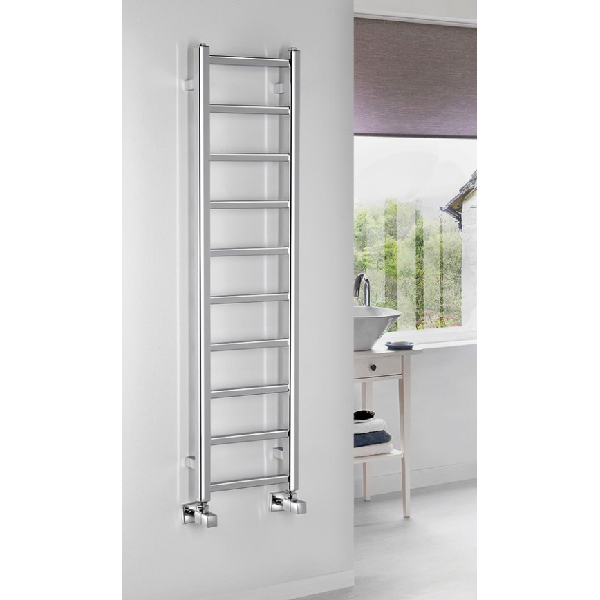Sapho - Koupelnový radiátor METRO LIGHT 211W/230V 30x114 cm lesklý chrom