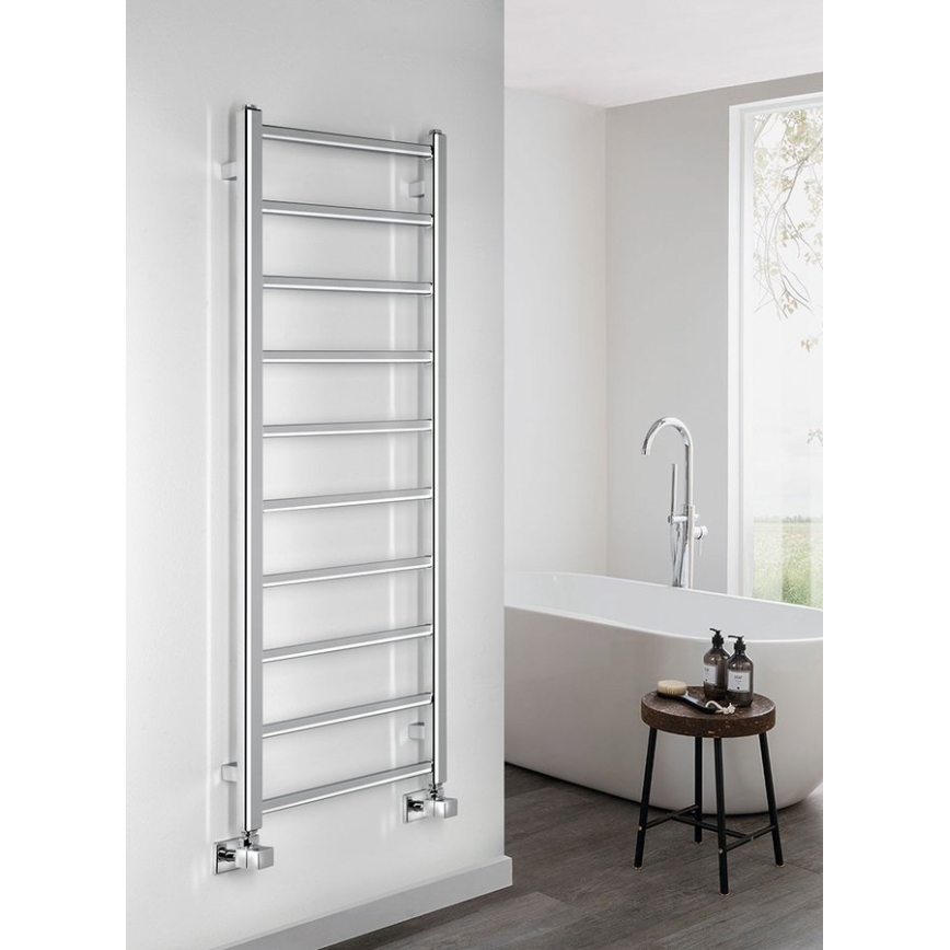 Sapho - Koupelnový radiátor METRO LIGHT 247W/230V 40x114 cm lesklý chrom