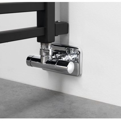 Sapho - Koupelnový radiátor METRO SPACE 525W/230V 55x143 cm matná černá