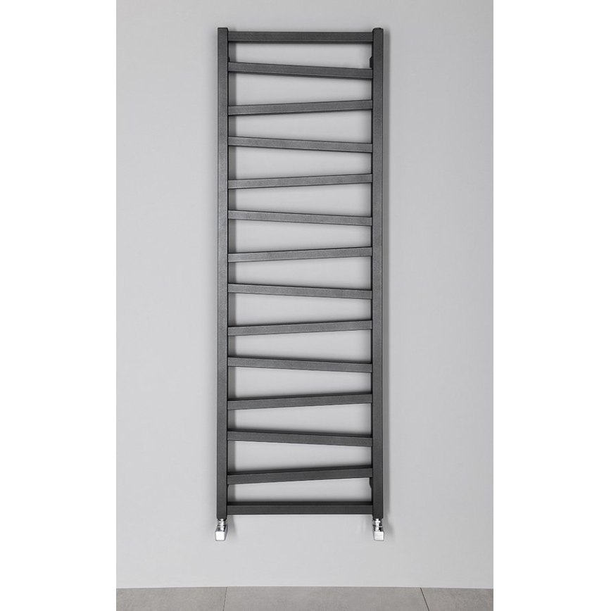Sapho - Koupelnový radiátor ZIG 582W/230V 50x157 cm antracit