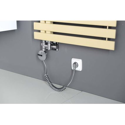 Sapho - Připojovací sada ventilů pro středové připojení TWIN COMBI pravá/lesklý chrom