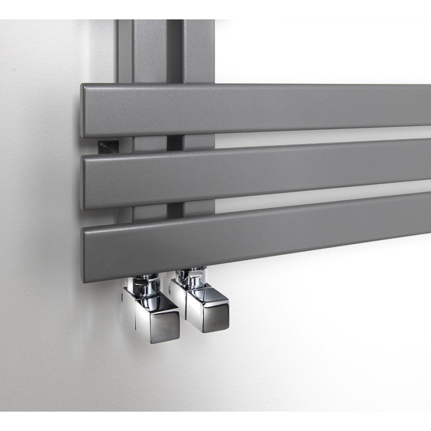 Sapho - Připojovací sada rohových ventilů CUBE 2 ks lesklý chrom