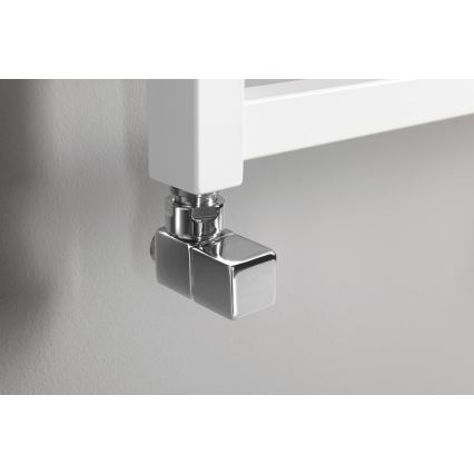 Sapho - Připojovací sada rohových ventilů CUBE 2 ks lesklý chrom