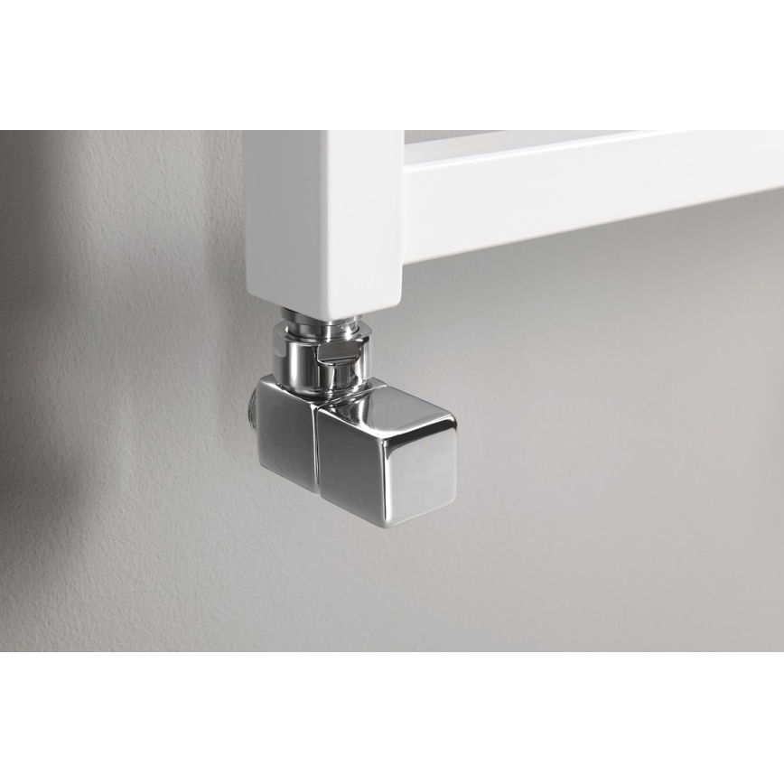 Sapho - Připojovací sada rohových ventilů CUBE 2 ks lesklý chrom