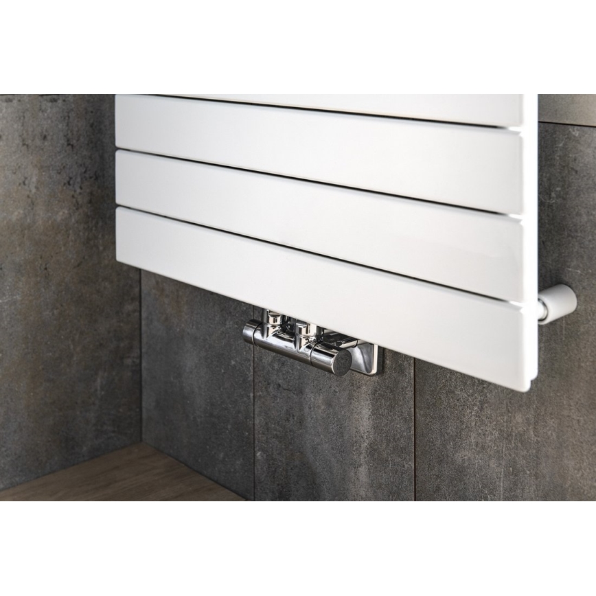 Sapho - Připojovací sada ventilů pro středové připojení TWIN lesklý chrom