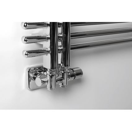 Sapho - Připojovací termostatická sada pro středové připojení TWIN COMBI pravá/lesklý chrom