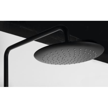 Sapho - Sprchová sada s baterií SOLARIS matná černá